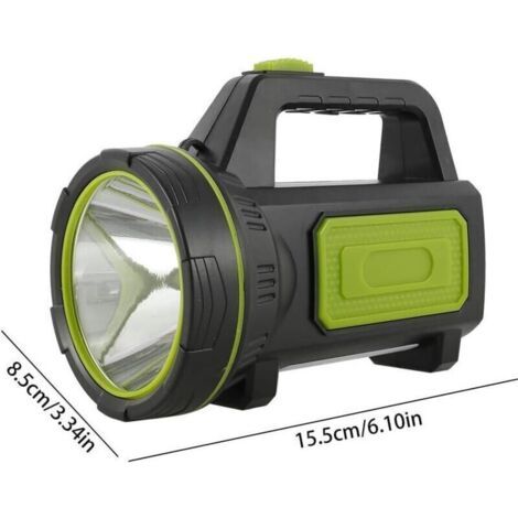 Lampe Torche Led Ultra Puissante Rechargeable USB 135000 Lumens 6000 mah avec Lumière Latérale Lampe de Poche Etanche Haute Puissance pour Urgence Randonnée Camping Chasse (1/3)