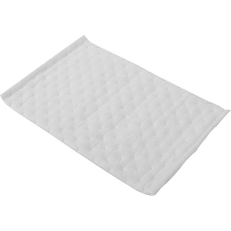 Tapis insonorisant universel en coton blanc, 50 x 80 cm, pour portières et capots de voiture. Isolation thermique et acoustique. (1/5)