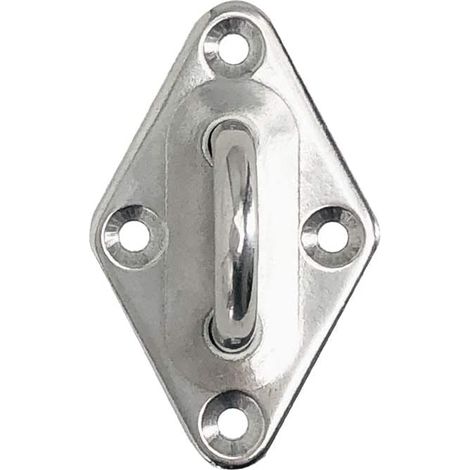 Pad Eye Plate Outdoor Sun Shade Sail Rigging Mounting Fixing Stainless Steel (1/4)