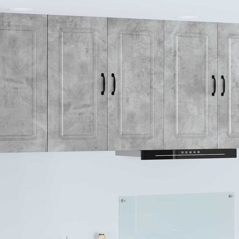 Küchenschrank Kalmar Beton Grau 80 x 31 x 80 cm Holzwerkstoff
