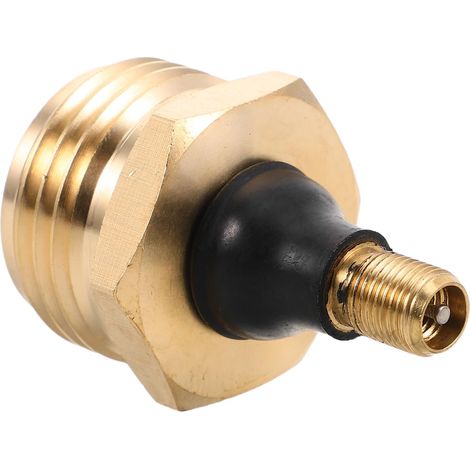 Adaptateur Gonflage Air Laiton pour Camping-car Anti-gel Résistant et Raccord Rapide pour Tuyau Eau Entretien Plomberie Extérieure (1/5)