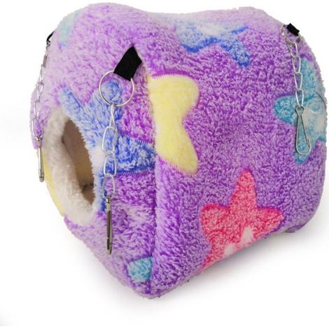 Nid Suspendu - 20x18x17 Cm - 100% Coton - Mousse À Mémoire - Pour Lapins Hamsters Chinchillas Furets - 1 Pièce (1/5)