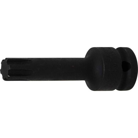 Douille à Embouts à Choc 75 mm - 12,5 mm (1/2), Profil Cannelé pour RIBE M13 - Résistante et Précise - D-Work