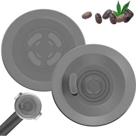 Lot de 2 disques de nettoyage pour machine à café espresso, disques de rétro-rinçage sans trous, accessoires d’entretien pour cafetière (1/5)