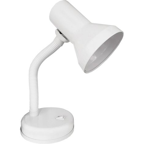 FLEXO DE SOBREMESA MODELO LONDON E27 60W COLOR BLANCO EDM (1/3)
