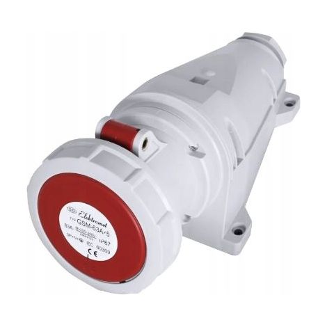 Prise de courant 63 A 3P+N+Z GSM-63/5, 921868 - Elektromet