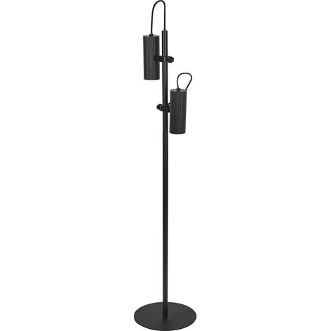 OSRAM DECOR DRUMS Floor Lampadaire, 7,5 W, 2xGU10, non gradable, IP20, 250 mm, noir (1/5)