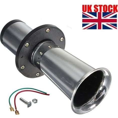 TEMPSA 12V 110dB Klaxon Antique Vintage Car Truck Corne AHH-OOO-GAH Chrome (1/4)