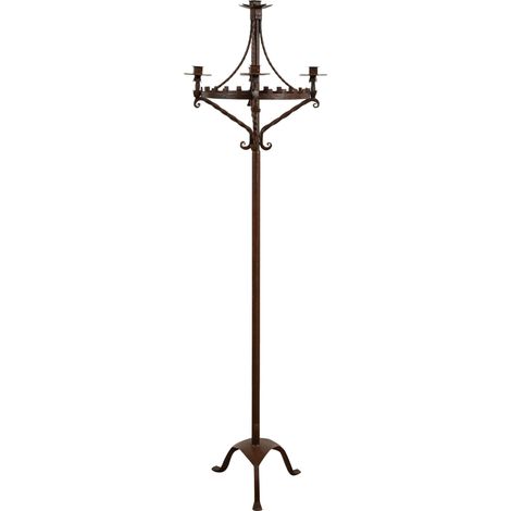 Handmade wrought iron candlestick holder (1/5)