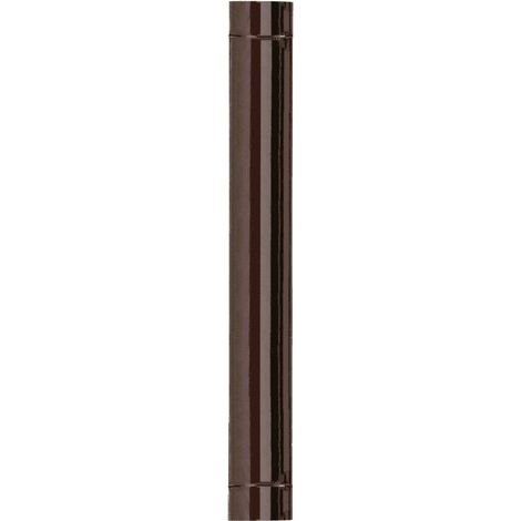 Tubi smaltati per stufe canna fumaria in acciaio porcellanato - 50cm maroon