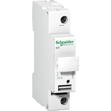 Porte-fusible cylindrique UTE 10x38 T0 1P 32A SCHNEIDER A9N15636