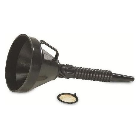 Entonnoir flexible avec filtre en laiton 150 mm D05061