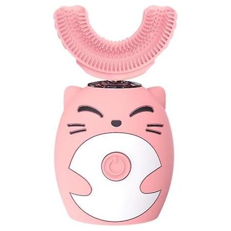 Brosse à dents électrique pour enfants à motif chat-AquaForge