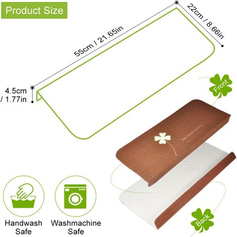 Rutschfeste, leuchtende Treppenstufen, klebstofffreier PVC-Kleber, selbstklebender Stufenteppich, rutschfester Bodenbelag für den Innenbereich (1/3)