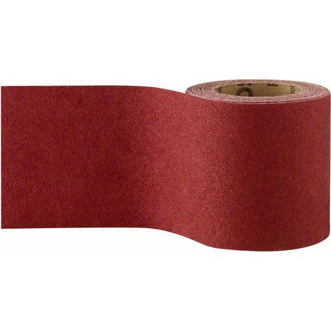 Bosch Accessories Rouleau abrasif pour bois et peinture, p80 93 mm, 5 m, 80, Marron, 93 mm x 5 m