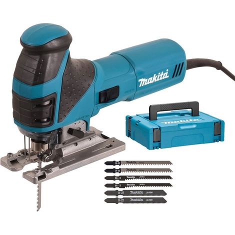 Stichsäge MAKITA 4351FCTJ 720W mit 6 Sägeblättern im Makpac-Koffer (1/10)