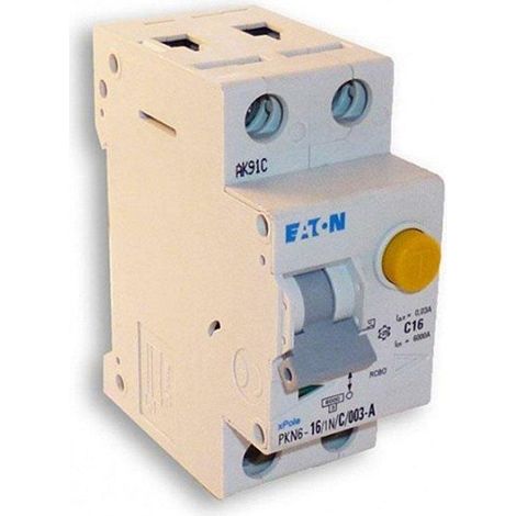 Eaton interruttore differenziale magnetotermico  16a 4500 003 2moduli (1/2)