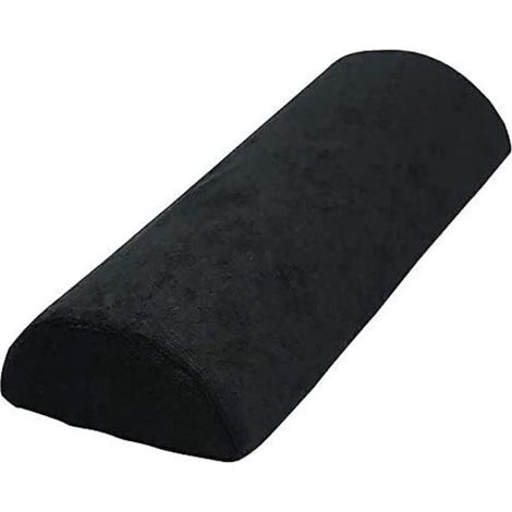 Oreiller en Mousse Mémoire Demi-Lune, Coussin Genoux pour Dormir, Coussin De Soutien pour Jambes Surélevées, Appui-Genou pour Dormir, Coussin Lombaire pour Nuque, Genoux Et Taille (1/4)
