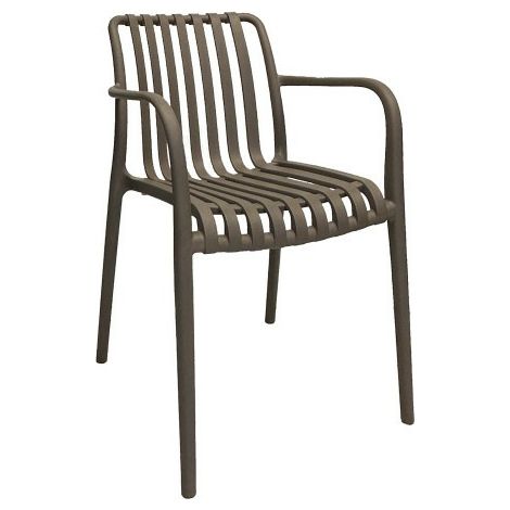 Sedia Nives tortora cm 56x42x81h