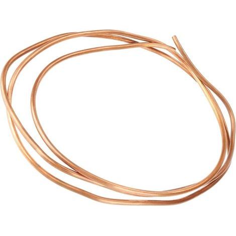 Rundes Kupferrohr, flexibles Kupferrohr, 2 m T2 flexibles Kupferrohr, Innendurchmesser: 4 mm, Außendurchmesser: 5 mm, Wandstärke: 0,5 mm, zur Kühlung (1/5)