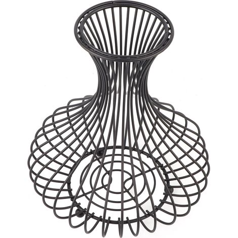 Porte-bouteille de vin en fer forgé, support à bouchons de liège, panier de rangement pour cave, collecteur de bouchons décoratif. (1/5)