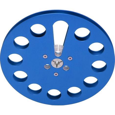 Bobine réceptrice universelle 1/4" (7 pouces) à 11 trous, résistante au vent, vide, pour enregistrement, bleue (1/5)