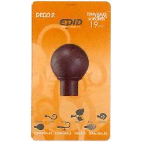Terminal Barra Cortina 19Mm Met Crem Garona Epid