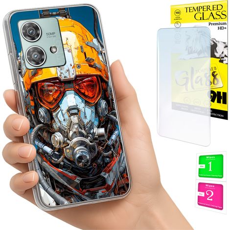 Schutzhülle für Motorola Edge 40 Neo: Foto-Schutzhülle + 9H-Glas (1/5)