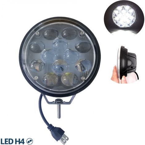 14,5 cm LED 5D 36 W phare/projecteur universel lampe halogène avec feux de croisement / feux de route pour moto, voiture, tout-t
