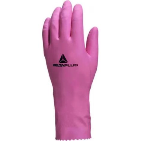 Gant Ménage Latex Rose Protection Quotidienne Confort - Delta Plus (1/2)