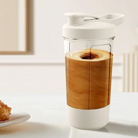 Electric Protein Mixer, Electric Protein Shaker Bottle - Clear Safety High-Speed Electric Protein Mixer - Cup