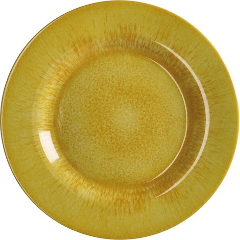 Ad Trend Piatto Piano Melamina D 28 Cm H 3 Cm Giallo