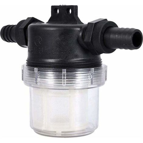 Pompe à eau filtre filet arroseur réglable en ligne Transparent maille crépine arrosage outil pour jardinage pompe à eau(interface:20mm) (1/5)