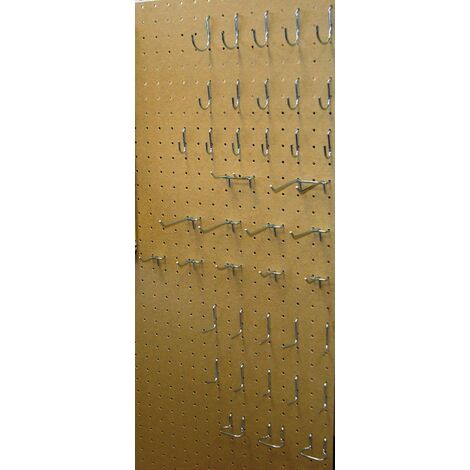Universelle Lochwandhaken – 40er-Pack – B274B – Wandmontage – Robuster, verzinkter Stahl (1/5)