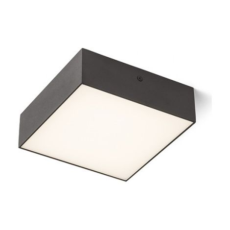 Plafoniera LARISA SQ 17 da soffitto nero 230V LED 15W 3000K