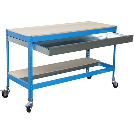 Simonrack Simonwork Mobile BT0 Box 1500 Blau Tisch Büro