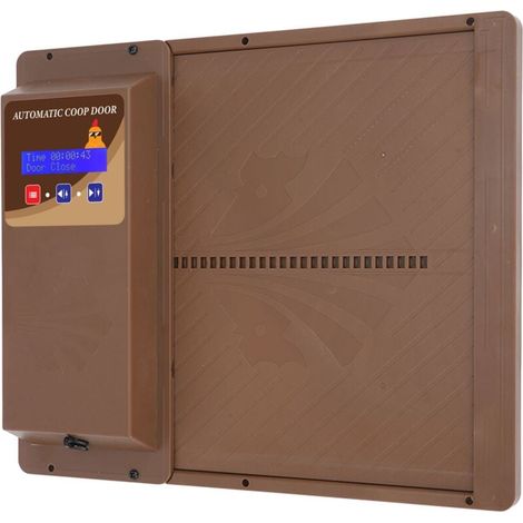 Automatic gallinery door, USB horizontal opening, automatic gallinery door shelter with brown delay (1/4)