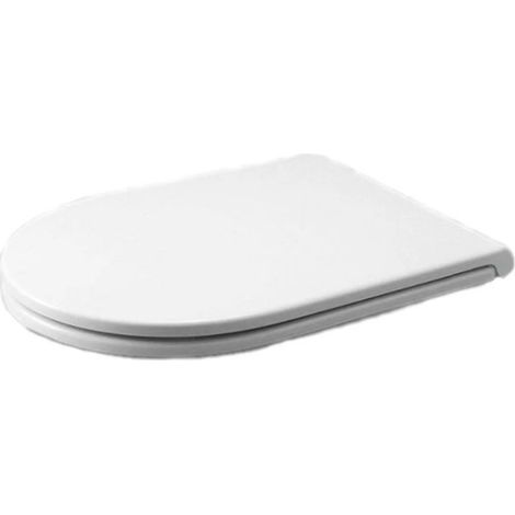 Coprivaso in materiale termoindurente bianco lucido con chiusura soft close - Azzurra Ceramica Comoda (1/2)