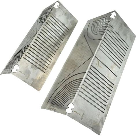 Ensemble de 2 outils de marquage d'angles et d'arcs de précision, outil double usage portable et réglable, règle de marquage d'angles à 90 degrés (1/5)