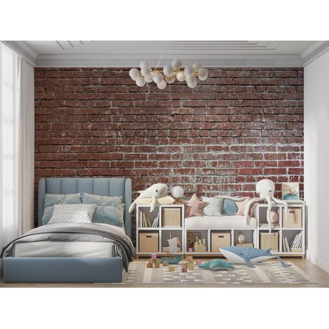 Papier peint brique chambre ado 2 - 400 x 260 cm (1/2)