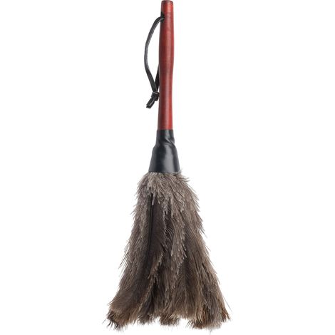 Plumeau en Autruche avec Manche en hêtre 35 cm (1/4)