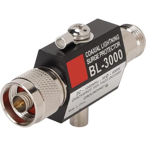 Protecteur de Surtension de Parafoudre Coaxial 400W Parafoudre N Femelle à N Mâle Parafoudre DC 1000MHz Parafoudre Protecteur (1/5)