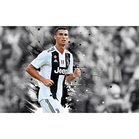 Papier peint panoramique Football - Joueur de Foot - 130 cm x 81 cm (1/2)