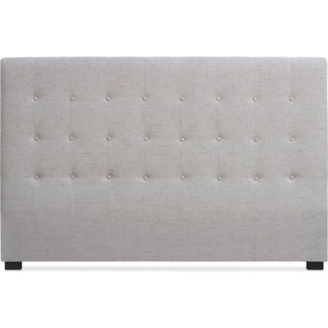 Tête de lit Luxor 180cm Tissu Beige (1/3)