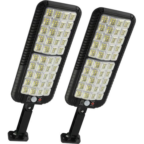 Lampe solaire à LED extérieure,256 LED solaire extérieure avec détecteur de mouvement, IP65 étanche 3 modes puissant projecteur solaire extérieure lumiere spot Pour l'extérieur, la (1/5)