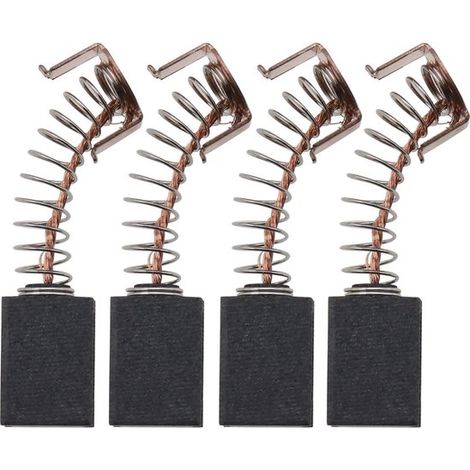 coppie di spazzole di carbone per motore da 12 x 8 x 5 mm, per la smerigliatrice angolare Black & Decker G720 WS125. (1/5)