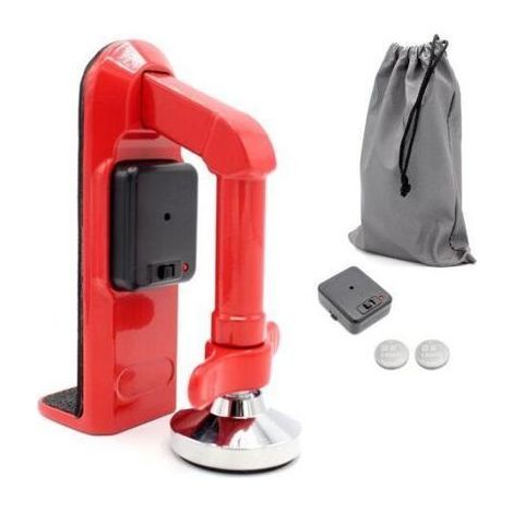 Bloque-Porte Alarme Multi Surface 80 dB Cale avec Detecteur de Vibration (1/5)
