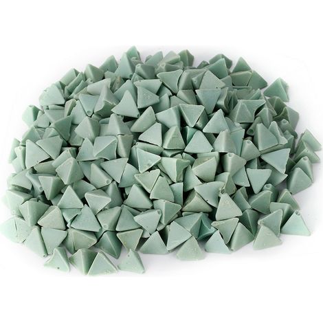 Matériau abrasif pour le polissage de bijoux, média de polissage pour machine à tambour vibrante (1/5)