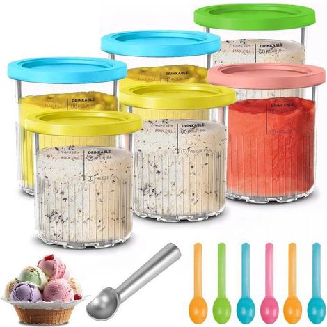 Bacs à Crème Glacée - Ninja - NC501/NC500 - 6 pièces - 680ML - Sans BPA