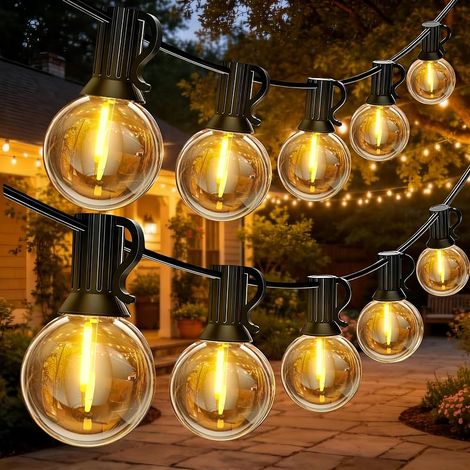 Guirlande Lumineuse Exterieure 30M, IP45 Imperméable Incassable (1/5)